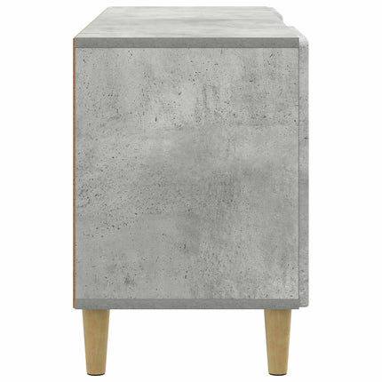 TV-skab 102 x 34,5 x 50 cm Betongrå Konstrueret træ