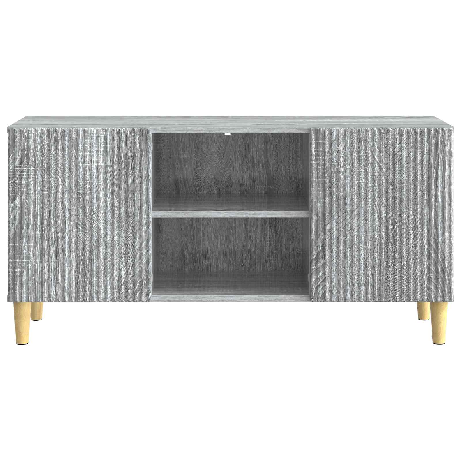 TV-skab Grå sonoma-eg 102 x 34,5 x 50 cm Konstrueret træ