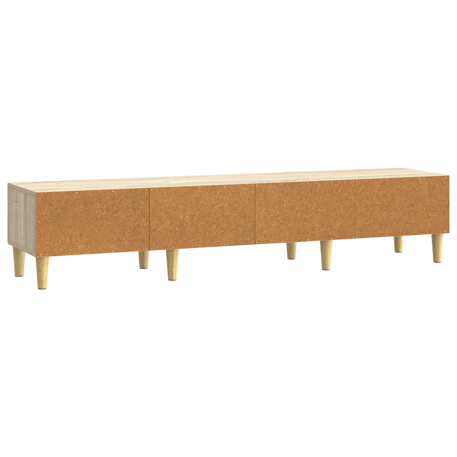 TV-skab med skuffe Sonoma-eg 147 x 34,5 x 30 cm Konstrueret træ
