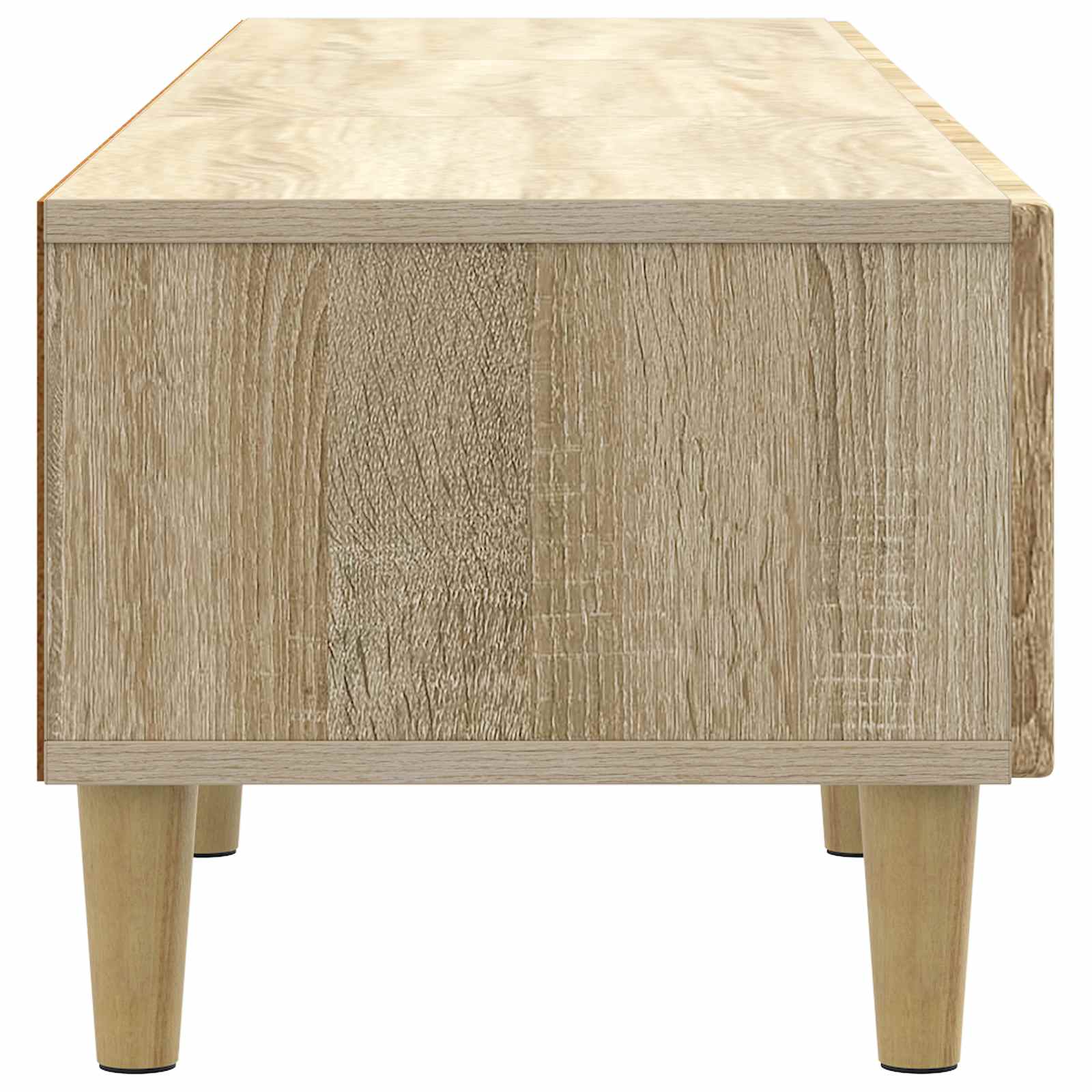 TV-skab med skuffe Sonoma-eg 147 x 34,5 x 30 cm Konstrueret træ