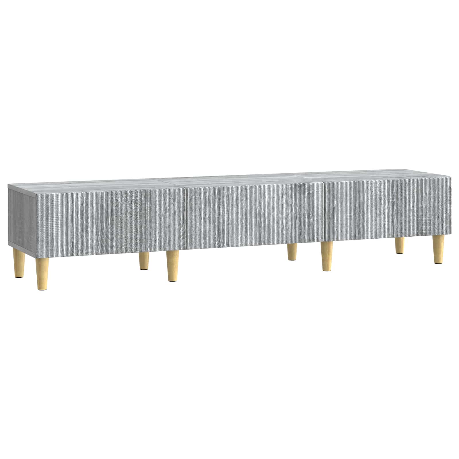 TV-skab Grå sonoma-eg 147 x 34,5 x 30 cm Konstrueret træ