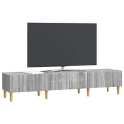 TV-skab Grå sonoma-eg 147 x 34,5 x 30 cm Konstrueret træ