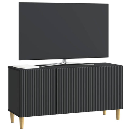 TV-skab 99 x 34,5 x 50 cm Sort Konstrueret træ