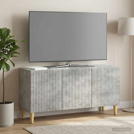 TV-skab Betongrå 99 x 34,5 x 50 cm Konstrueret træ