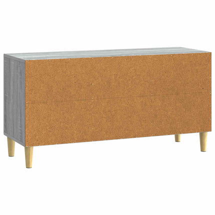 TV-skab 99 x 34,5 x 50 cm Grå sonoma-eg Konstrueret træ
