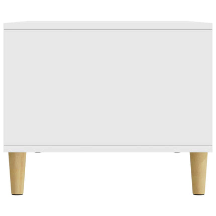 Sofabord Hvid 90 x 50 x 40 cm Konstrueret træ