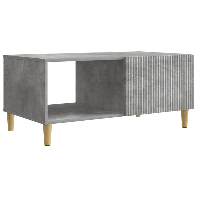Sofabord Betongrå 90 x 50 x 40 cm Konstrueret træ