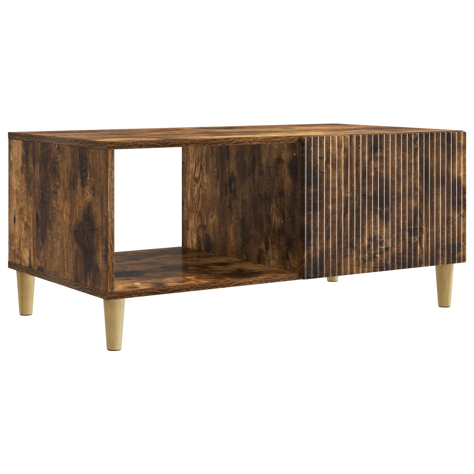 Sofabord Røget eg 90 x 50 x 40 cm Konstrueret træ