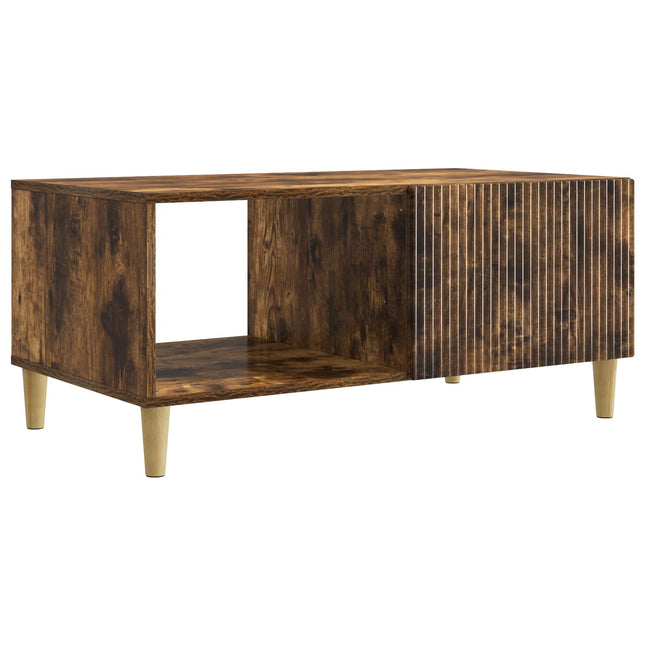 Sofabord Røget eg 90 x 50 x 40 cm Konstrueret træ