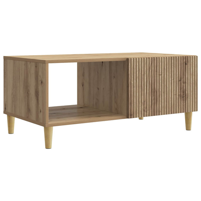 Sofabord Artisan-eg 90 x 50 x 40 cm Konstrueret træ