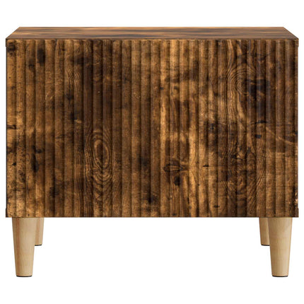 Sofabord med skuffe Røget eg 49 x 50 x 40 cm Konstrueret træ