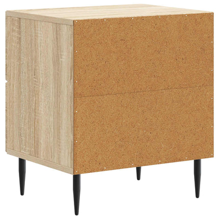 Natskab 2 stk. Sonoma-eg 43 x 34,5 x 47,5 cm Konstrueret træ