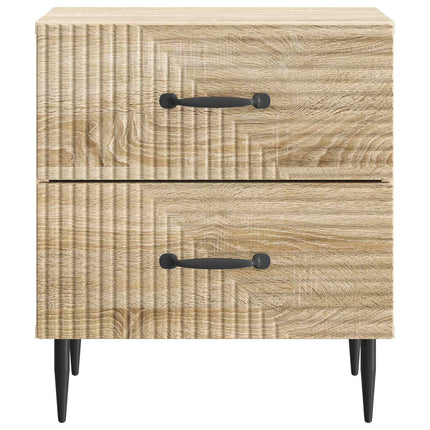 Natskab 2 stk. Sonoma-eg 43 x 34,5 x 47,5 cm Konstrueret træ
