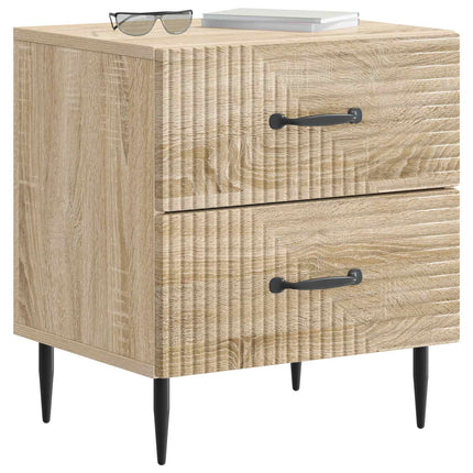 Natskab 2 stk. Sonoma-eg 43 x 34,5 x 47,5 cm Konstrueret træ