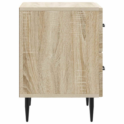 Natskab 2 stk. Sonoma-eg 43 x 34,5 x 47,5 cm Konstrueret træ