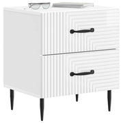Natskab Hvid højglans 43 x 34,5 x 47,5 cm Konstrueret træ