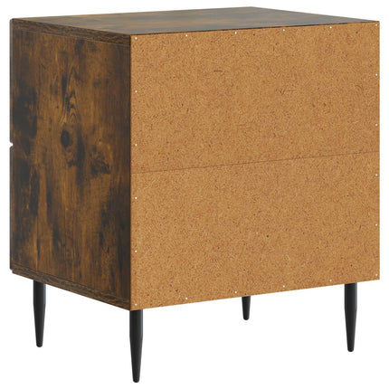 Natskab 2 stk. Røget eg 43 x 34,5 x 47,5 cm Konstrueret træ