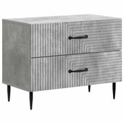Natskab med skuffe Betongrå 62 x 34,5 x 47,5 cm Konstrueret træ