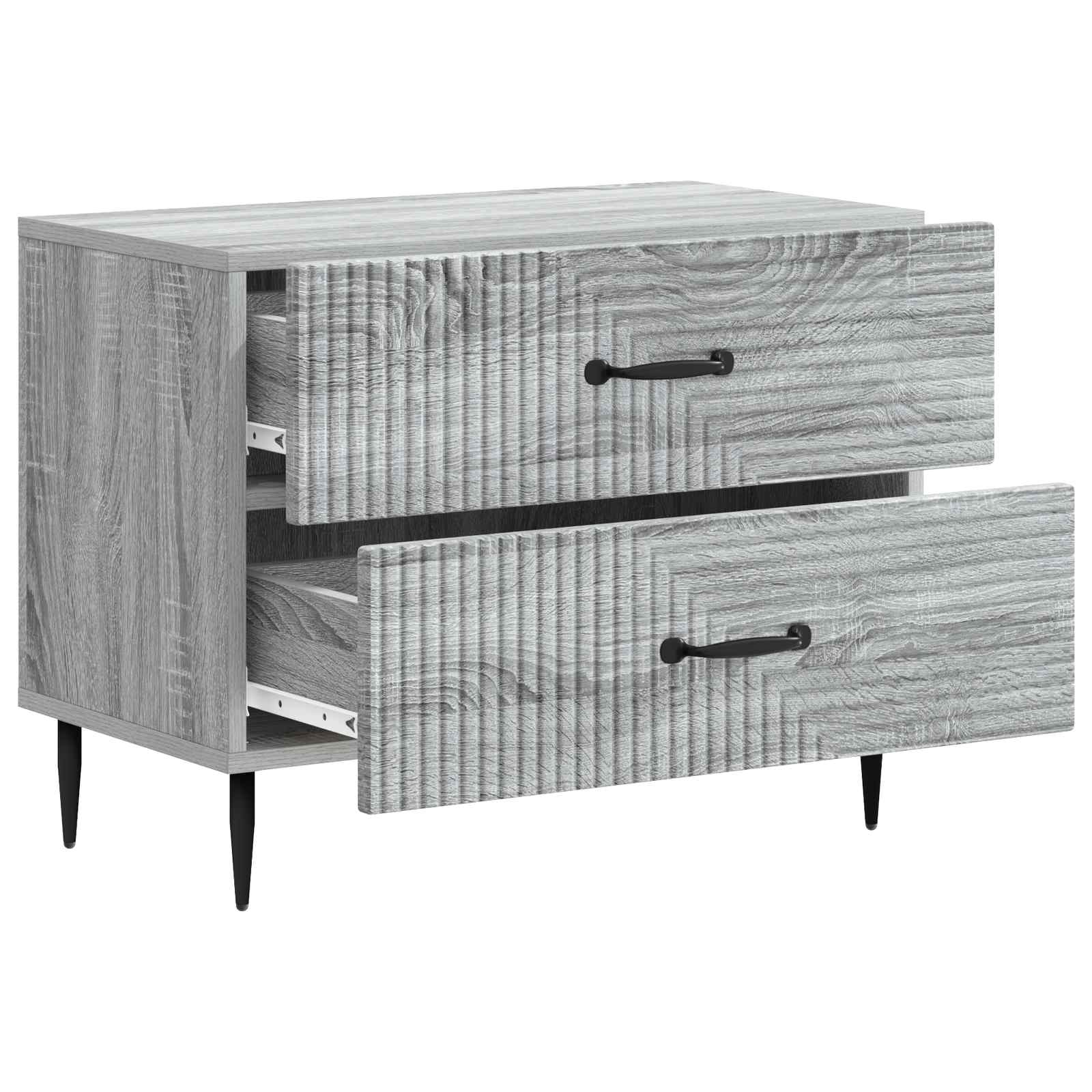 Natskab Grå sonoma-eg 62 x 34,5 x 47,5 cm Konstrueret træ