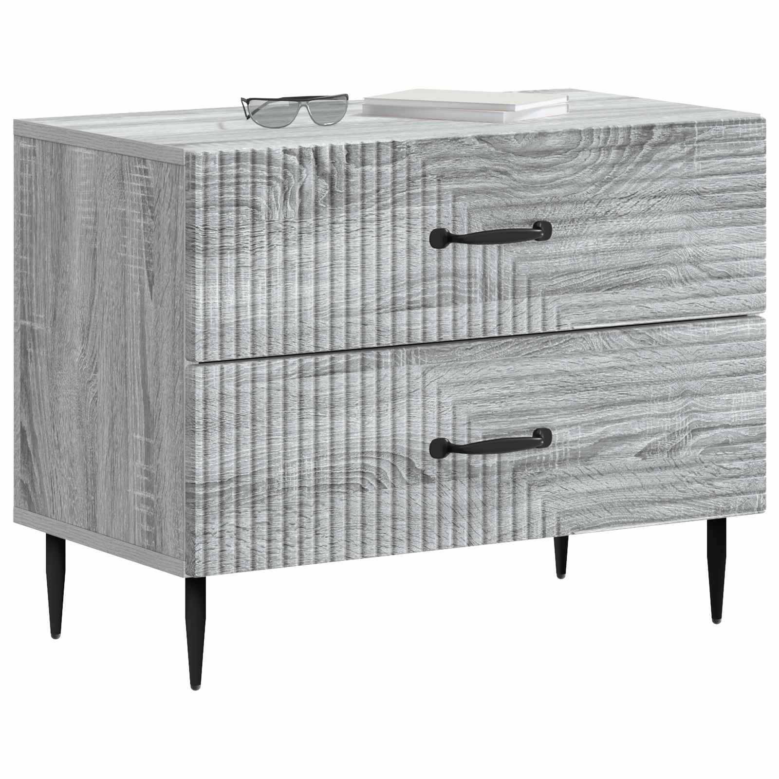 Natskab Grå sonoma-eg 62 x 34,5 x 47,5 cm Konstrueret træ