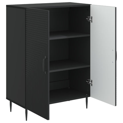 Sideboard Sort 66 x 34,5 x 89,5 cm Konstrueret træ
