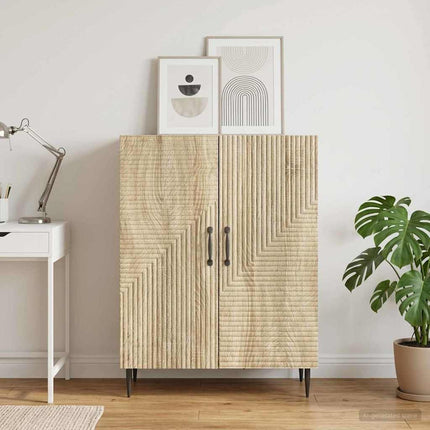 Sideboard Sonoma-eg 66 x 34,5 x 89,5 cm Konstrueret træ