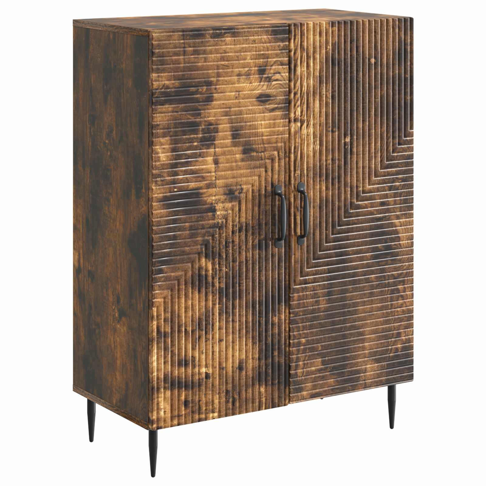 Sideboard Røget eg 66 x 34,5 x 89,5 cm Konstrueret træ
