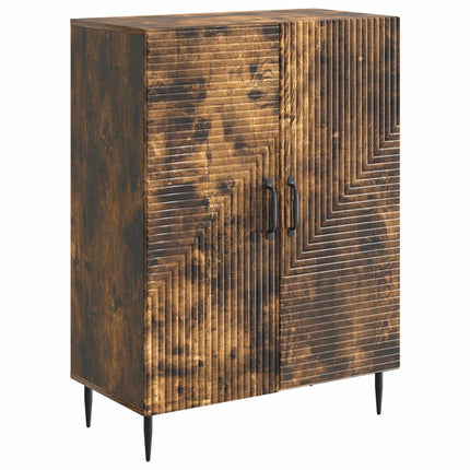Sideboard Røget eg 66 x 34,5 x 89,5 cm Konstrueret træ