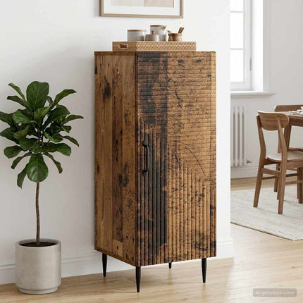 Sideboard Gammelt træ 33 x 34,5 x 89,5 cm Konstrueret træ