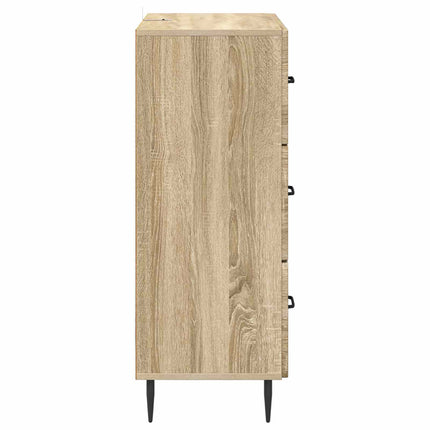 Skuffeskab Sonoma-eg 66 x 34,5 x 89,5 cm Konstrueret træ