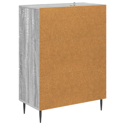 Skuffeskab 66 x 34,5 x 89,5 cm Konstrueret træ Grå Sonoma