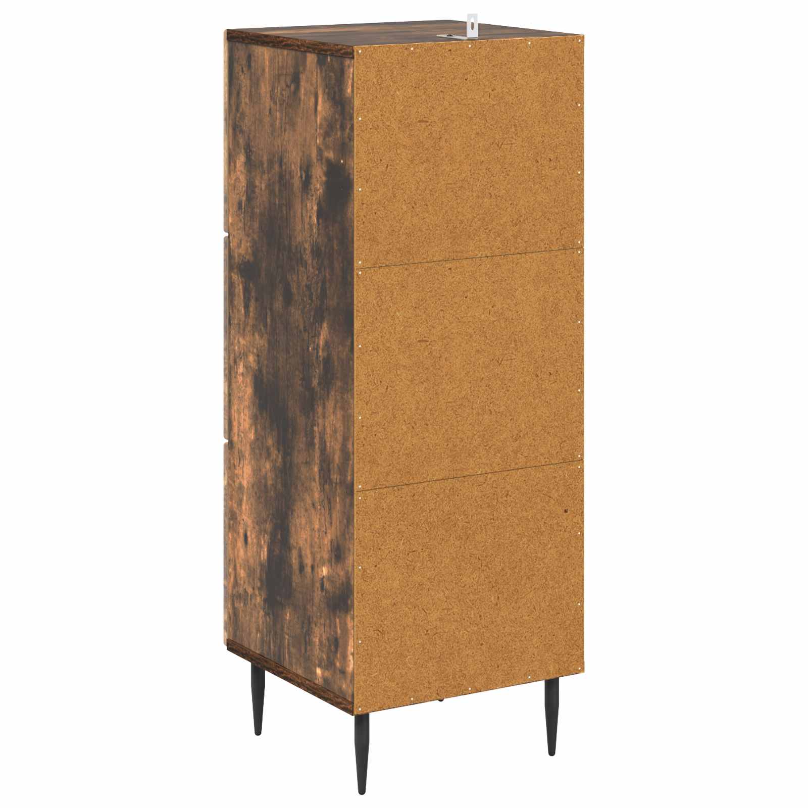 Skuffeskab Røget eg 33 x 34,5 x 89,5 cm Konstrueret træ