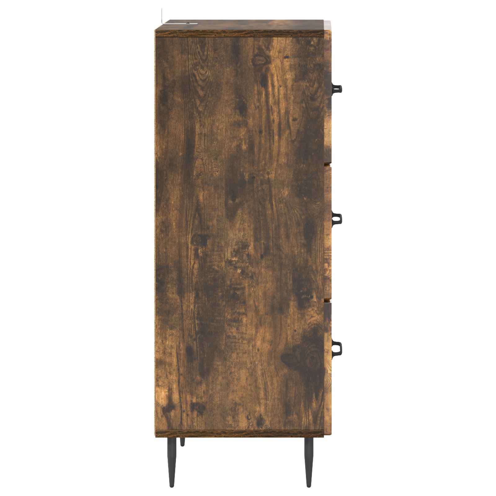 Skuffeskab Røget eg 33 x 34,5 x 89,5 cm Konstrueret træ