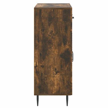 Sideboard Røget eg 66 x 34,5 x 89,5 cm Konstrueret træ