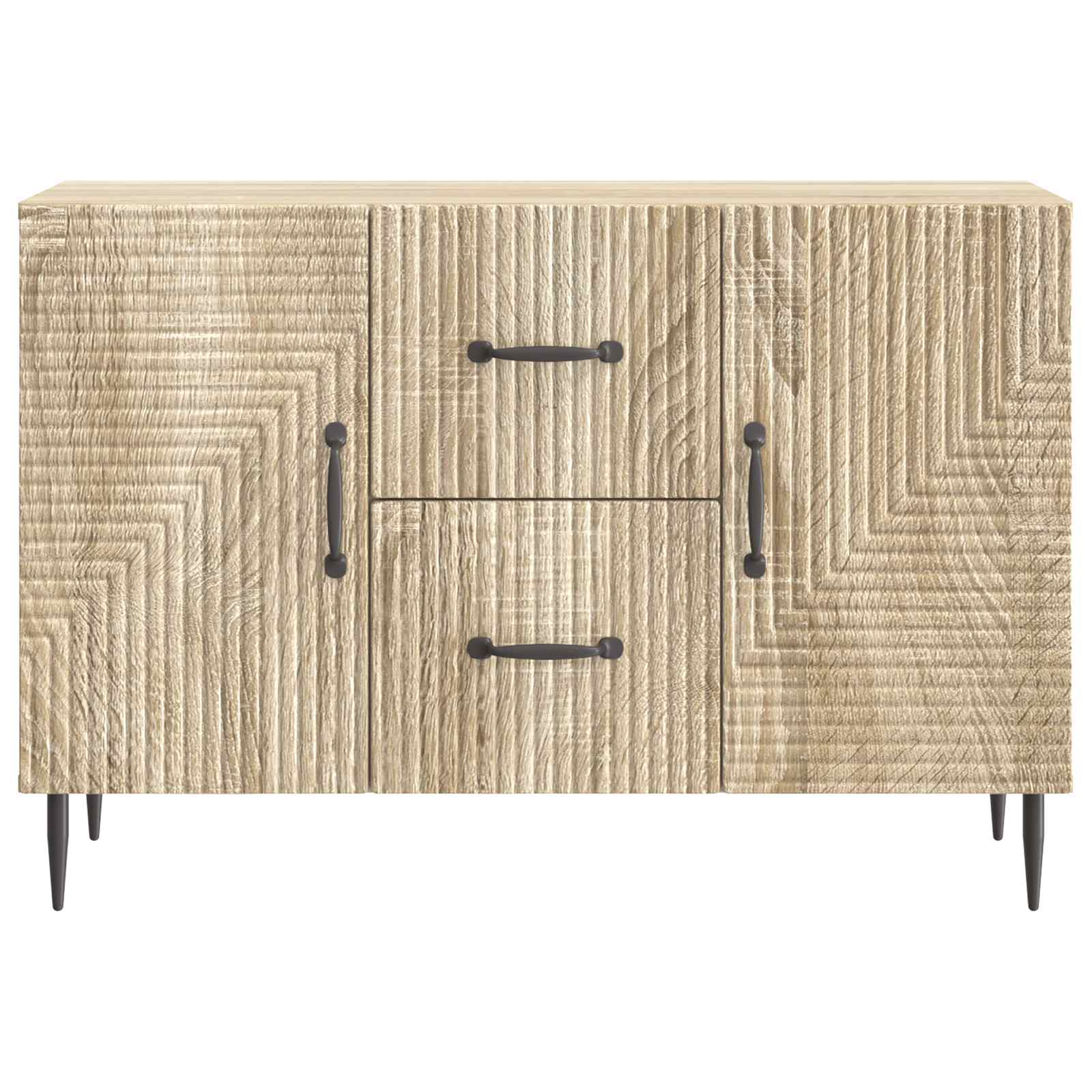 Sideboard Sonoma-eg 89 x 34,5 x 60 cm Konstrueret træ
