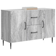 Sideboard Grå sonoma-eg 89 x 34,5 x 60 cm Konstrueret træ