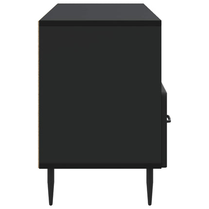 TV-skab med skuffe Sort 102 x 34,5 x 50 cm Konstrueret træ