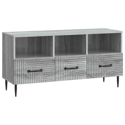 TV-skab Grå sonoma-eg 102 x 34,5 x 50 cm Konstrueret træ