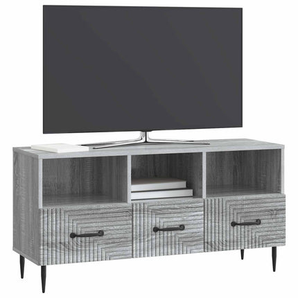 TV-skab Grå sonoma-eg 102 x 34,5 x 50 cm Konstrueret træ