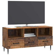 TV-skab Gammelt træ 102 x 34,5 x 50 cm Konstrueret træ