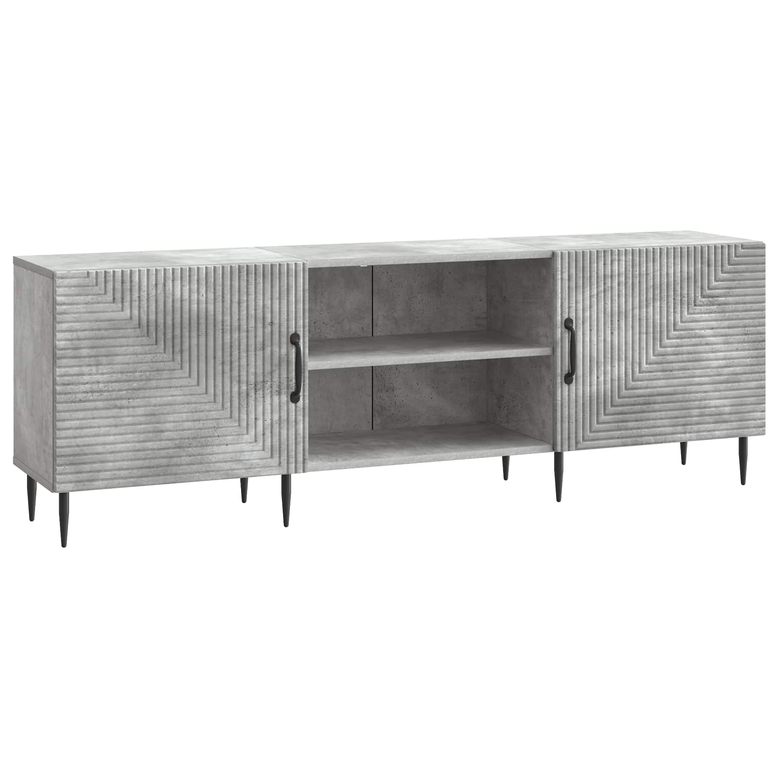 TV-skab Betongrå 150 x 31 x 50 cm Konstrueret træ