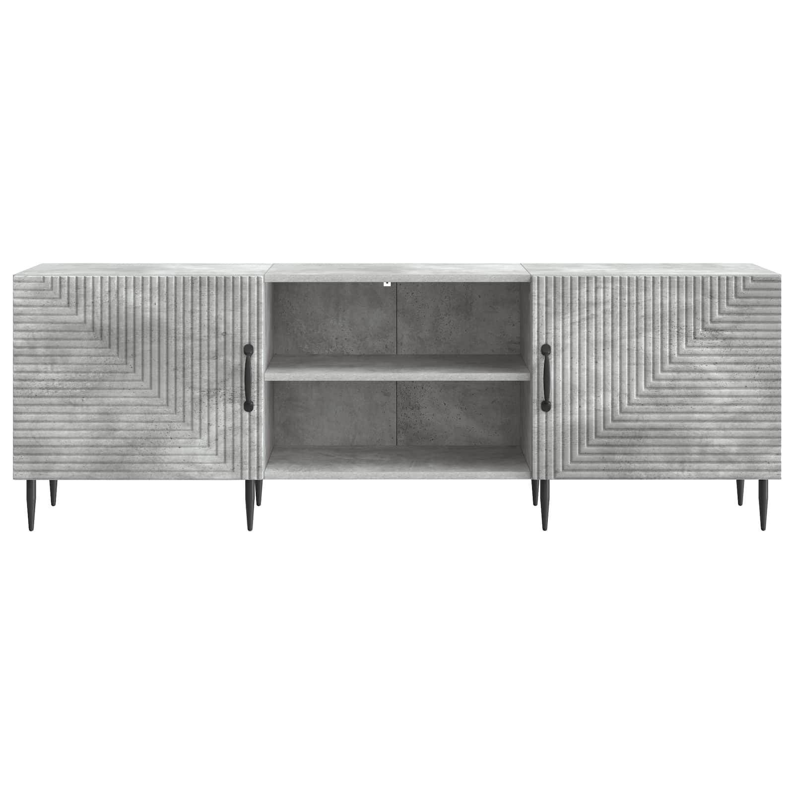 TV-skab Betongrå 150 x 31 x 50 cm Konstrueret træ