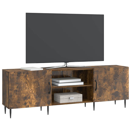 TV-skab 150 x 31 x 50 cm Røget eg Konstrueret træ