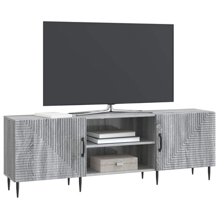 TV-skab 150 x 31 x 50 cm Grå sonoma-eg Konstrueret træ