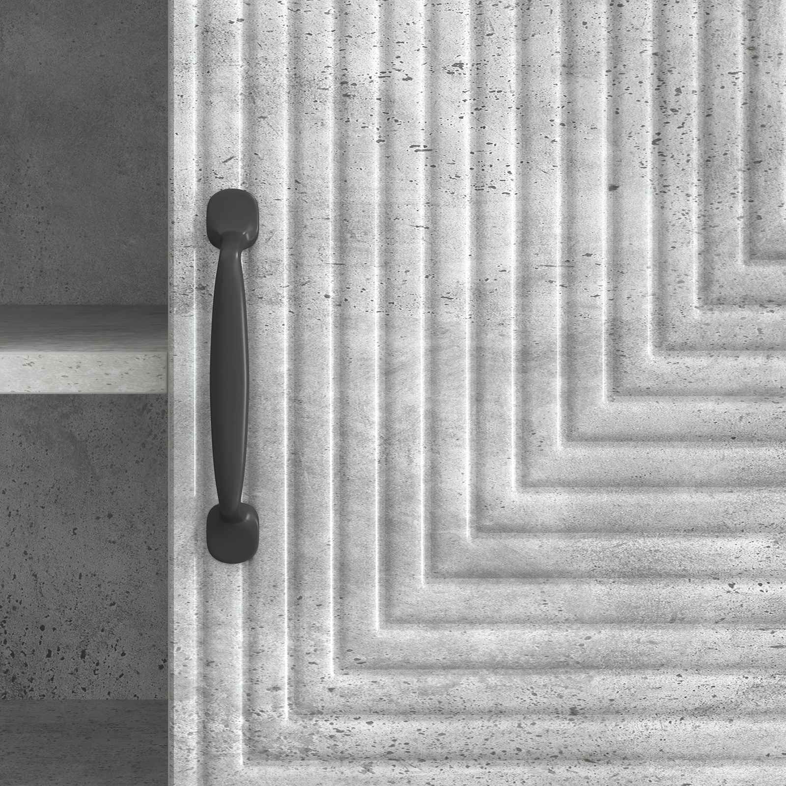 TV-skab Betongrå 102 x 34,5 x 50 cm Konstrueret træ