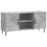 TV-skab Betongrå 102 x 34,5 x 50 cm Konstrueret træ