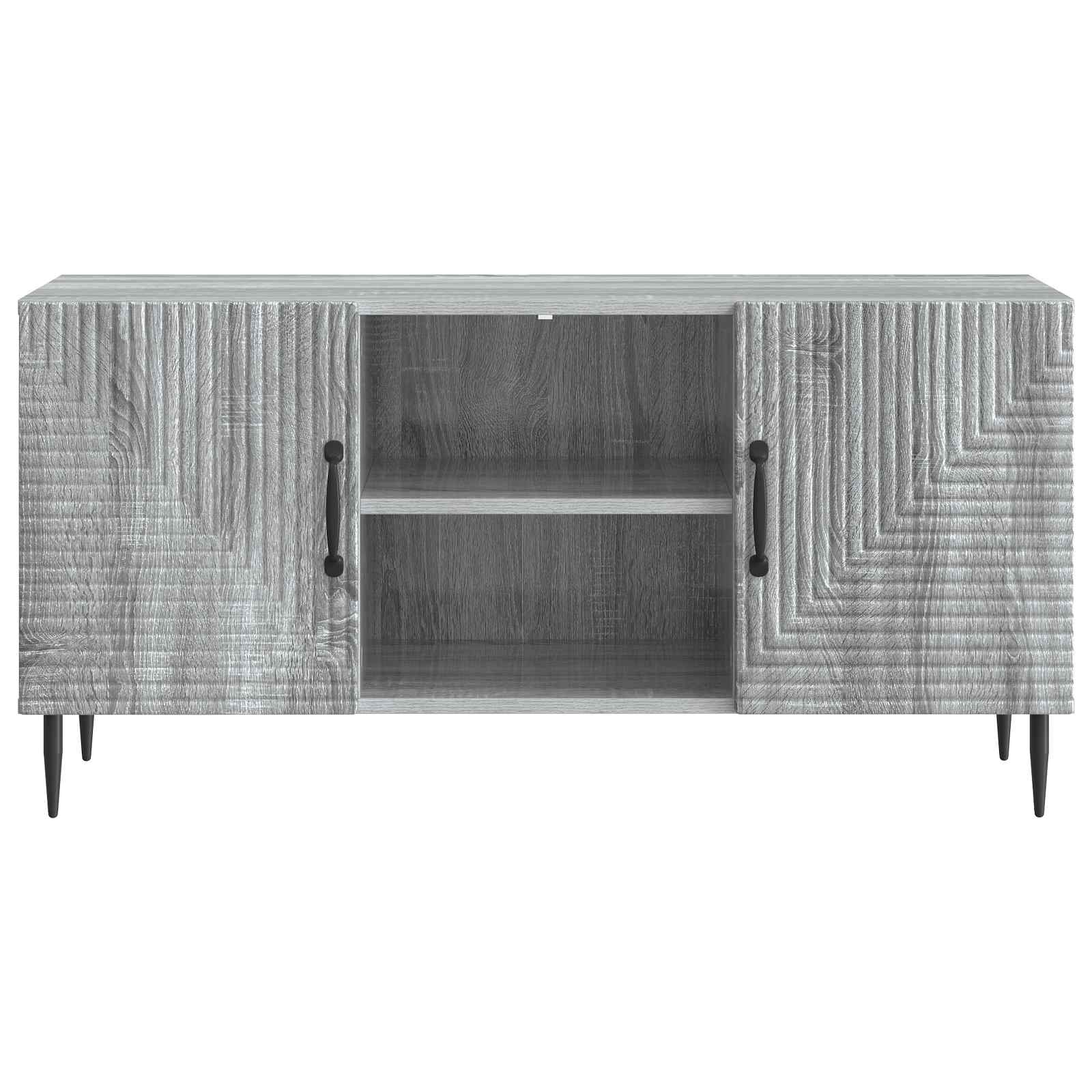 TV-skab Grå sonoma-eg 102 x 34,5 x 50 cm Konstrueret træ