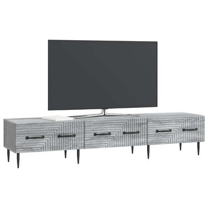 TV-skab Grå sonoma-eg 147 x 34,5 x 30 cm Konstrueret træ