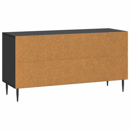 TV-skab Sort 99 x 34,5 x 50 cm Konstrueret træ