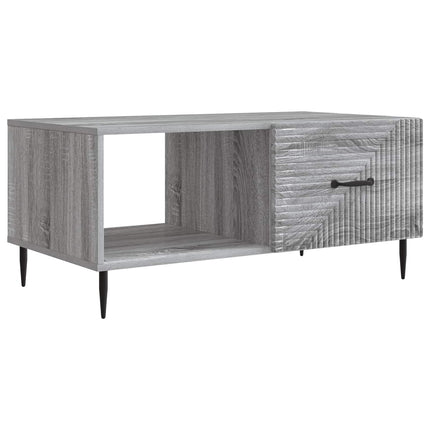 Sofabord Grå sonoma-eg 90 x 50 x 40 cm Konstrueret træ